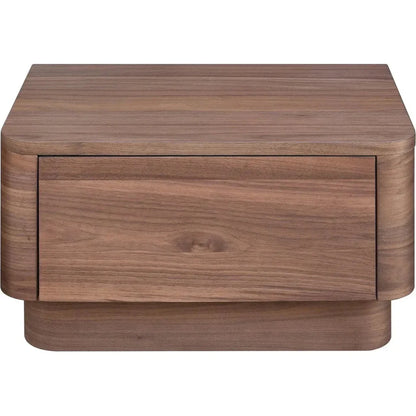 Round Off Wood Nightstand - LOOMLAN - Moe's Home - Nightstands