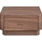 Round Off Wood Nightstand - LOOMLAN - Moe's Home - Nightstands