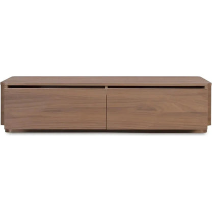 Round Off Wood Rectangular Coffee Table - LOOMLAN - Moe's Home - Coffee Tables