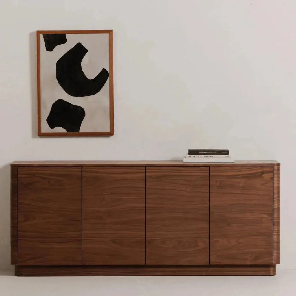 Round Off Wood Sideboard - LOOMLAN - Moe's Home - Sideboards