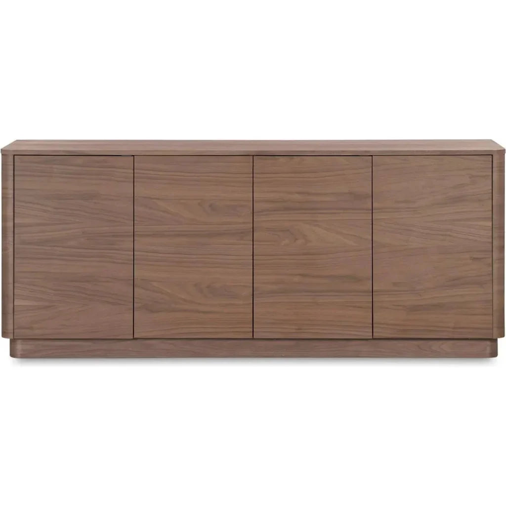 Round Off Wood Sideboard - LOOMLAN - Moe's Home - Sideboards