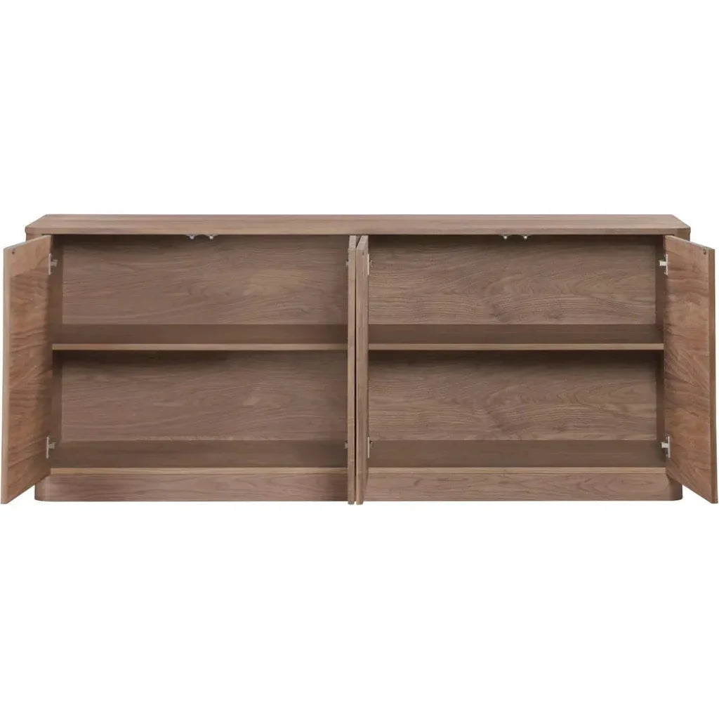Round Off Wood Sideboard - LOOMLAN - Moe's Home - Sideboards