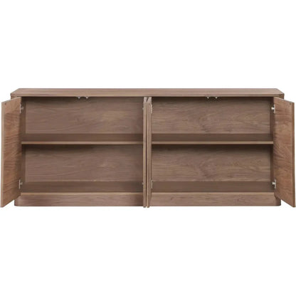 Round Off Wood Sideboard - LOOMLAN - Moe's Home - Sideboards