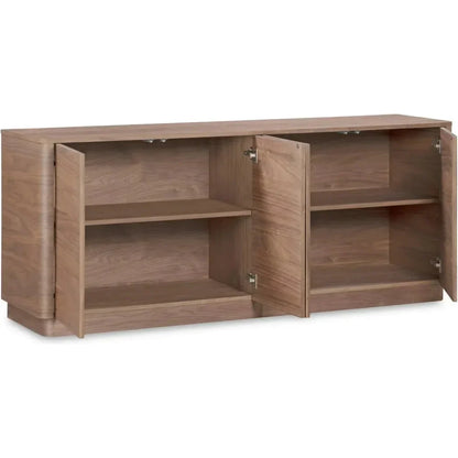 Round Off Wood Sideboard - LOOMLAN - Moe's Home - Sideboards
