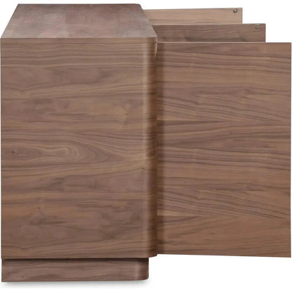 Round Off Wood Sideboard - LOOMLAN - Moe's Home - Sideboards