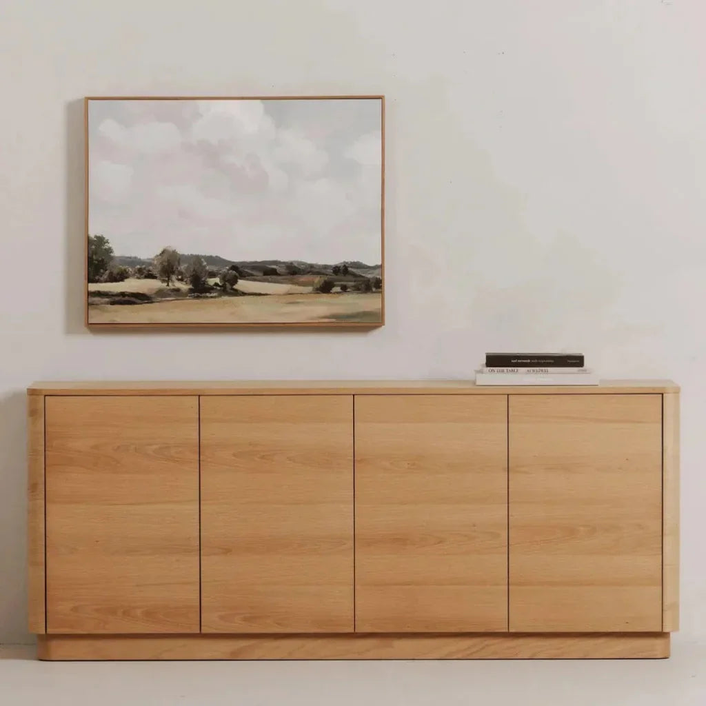 Round Off Wood Sideboard - LOOMLAN - Moe's Home - Sideboards