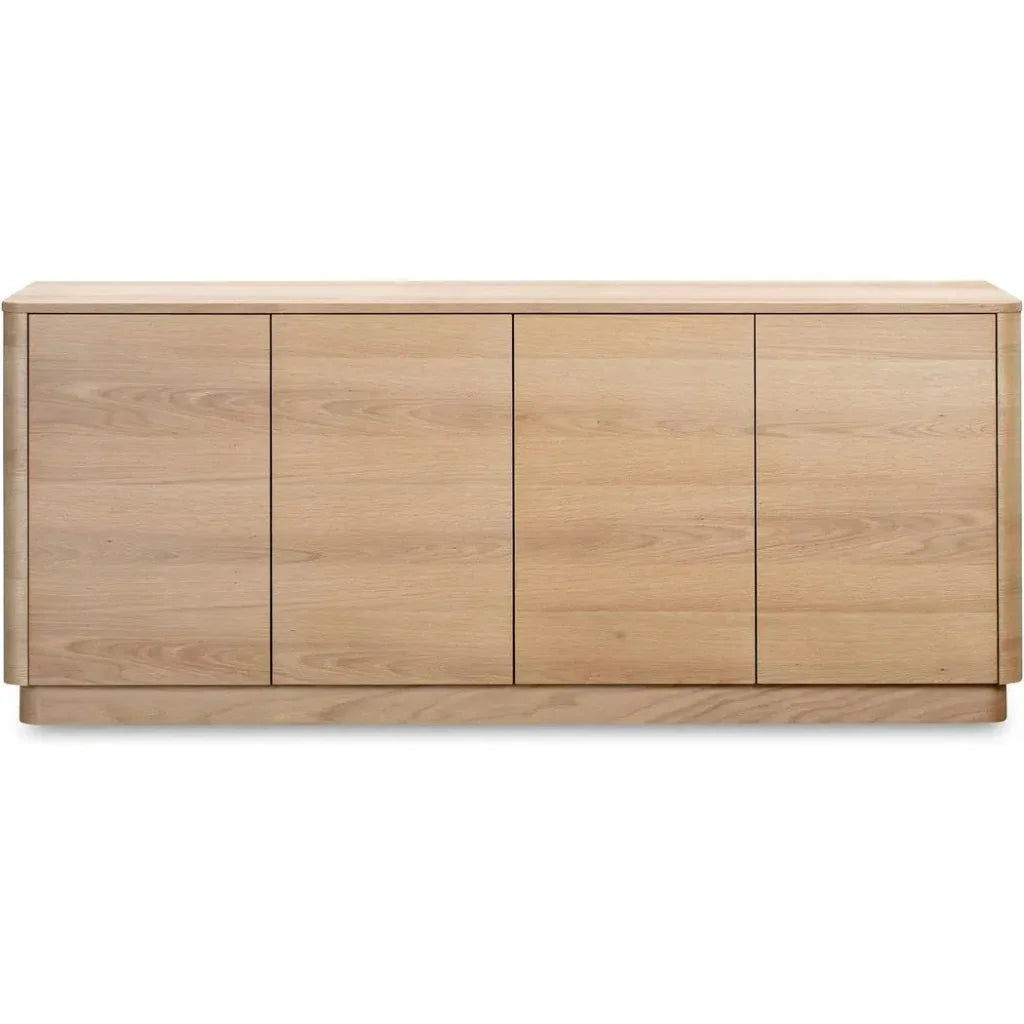 Round Off Wood Sideboard - LOOMLAN - Moe's Home - Sideboards