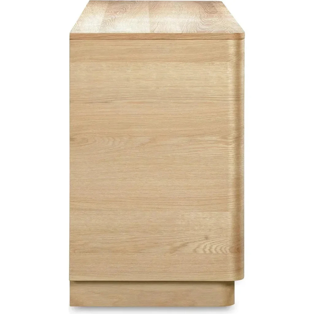 Round Off Wood Sideboard - LOOMLAN - Moe's Home - Sideboards