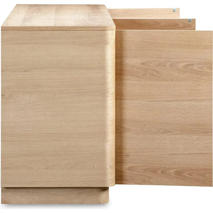 Round Off Wood Sideboard - LOOMLAN - Moe's Home - Sideboards