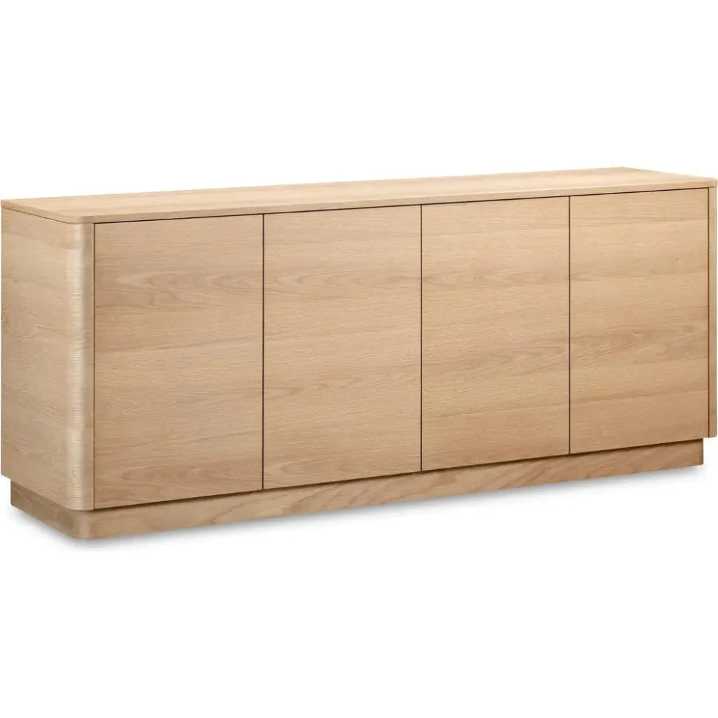 Round Off Wood Sideboard - LOOMLAN - Moe's Home - Sideboards