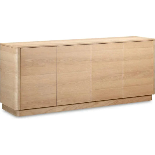 Round Off Wood Sideboard - LOOMLAN - Moe's Home - Sideboards