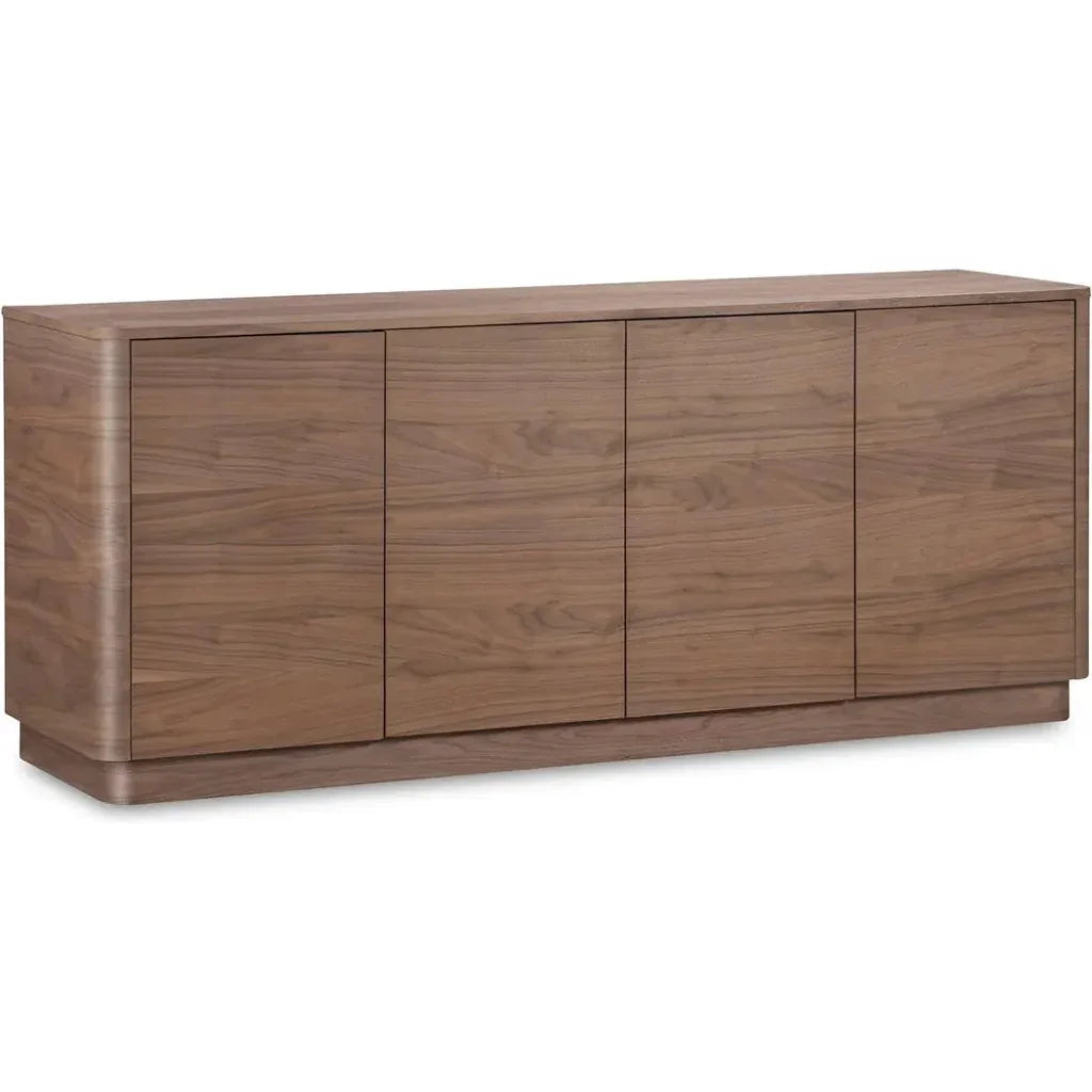 Round Off Wood Sideboard - LOOMLAN - Moe's Home - Sideboards