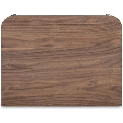 Round Off Wood Tall Nightstand - LOOMLAN - Moe's Home - Nightstands