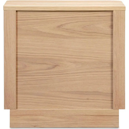 Round Off Wood Tall Nightstand - LOOMLAN - Moe's Home - Nightstands