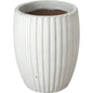 Round Ridge Ceramic Planter - LOOMLAN - Emissary - Planters