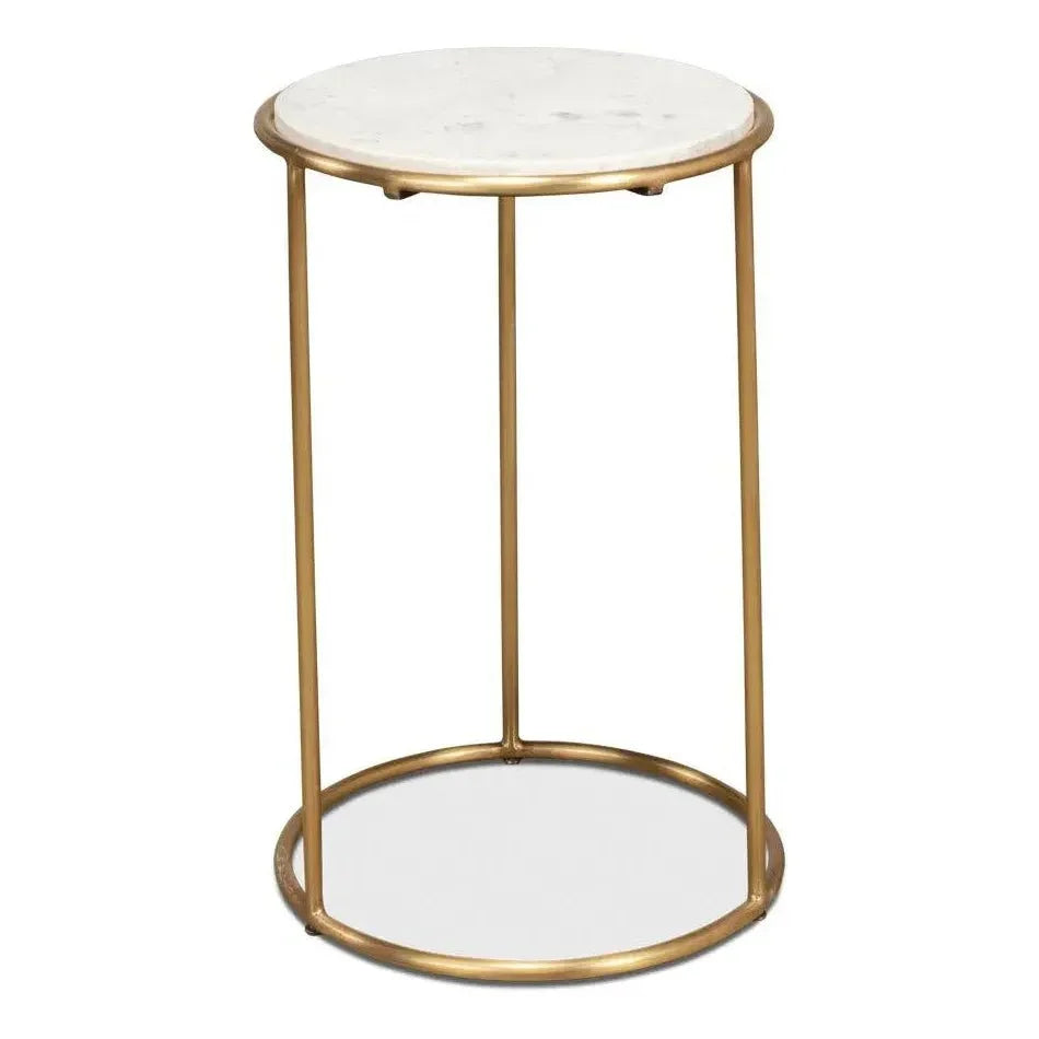 Round Side Table - LOOMLAN - Sarreid - Side Tables