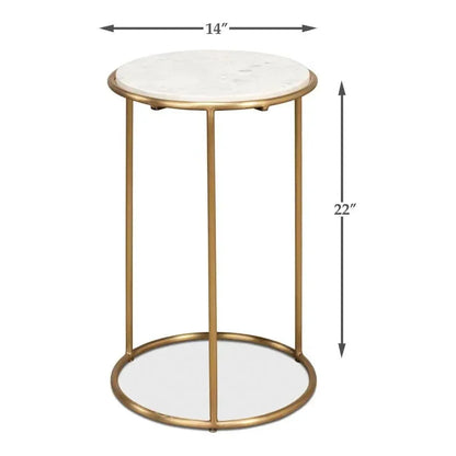 Round Side Table - LOOMLAN - Sarreid - Side Tables