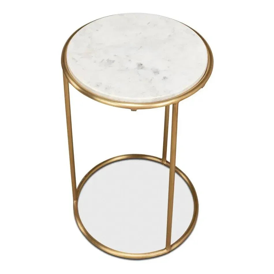 Round Side Table - LOOMLAN - Sarreid - Side Tables