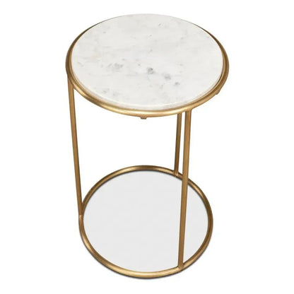 Round Side Table - LOOMLAN - Sarreid - Side Tables