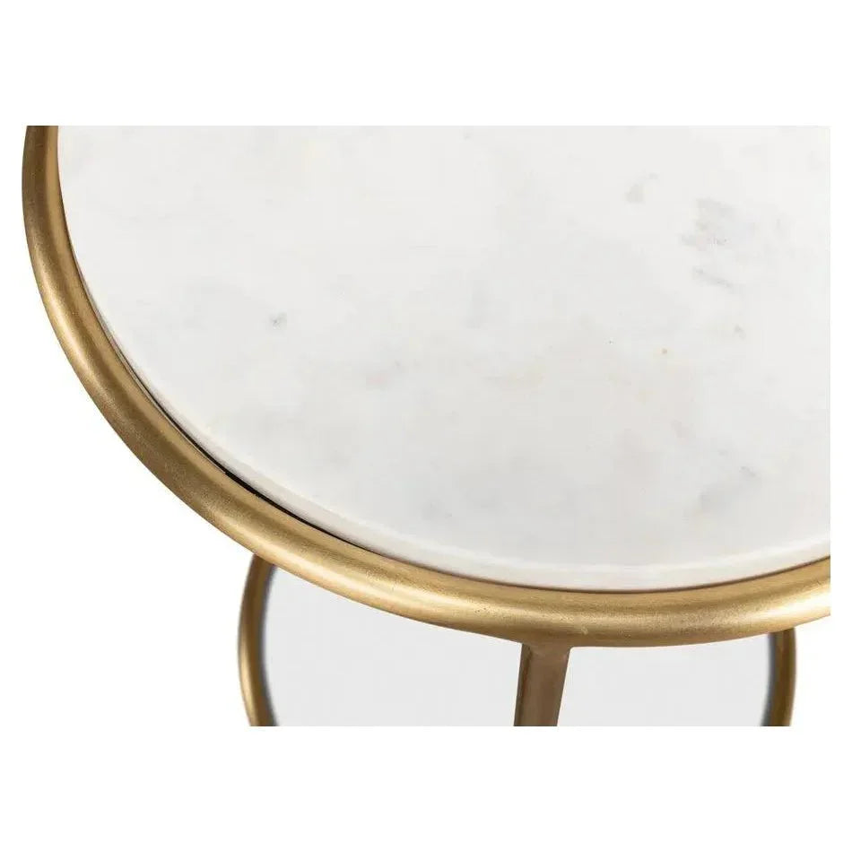 Round Side Table - LOOMLAN - Sarreid - Side Tables