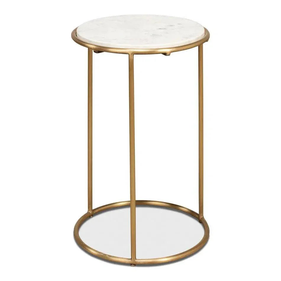 Round Side Table - LOOMLAN - Sarreid - Side Tables