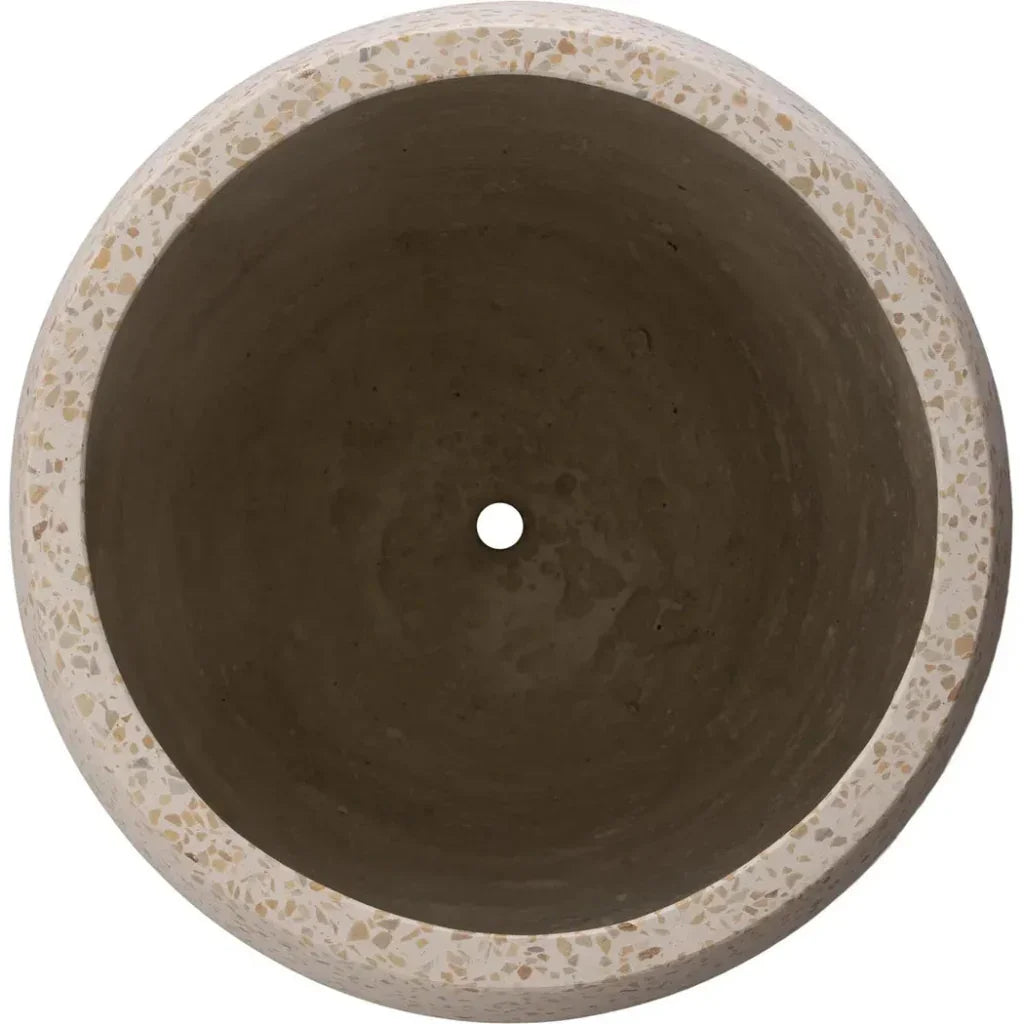 Round Terrazzo Planter - LOOMLAN - Planters