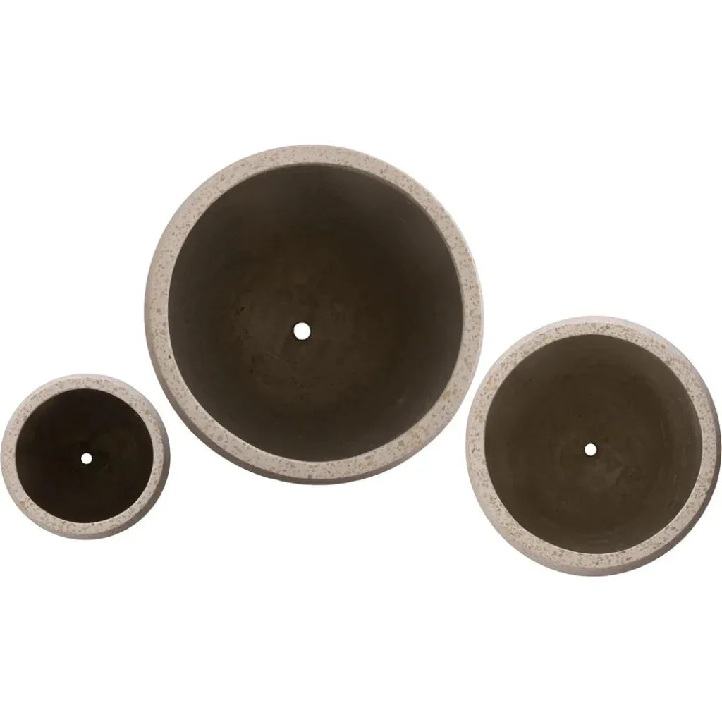 Round Terrazzo Planter - LOOMLAN - Planters