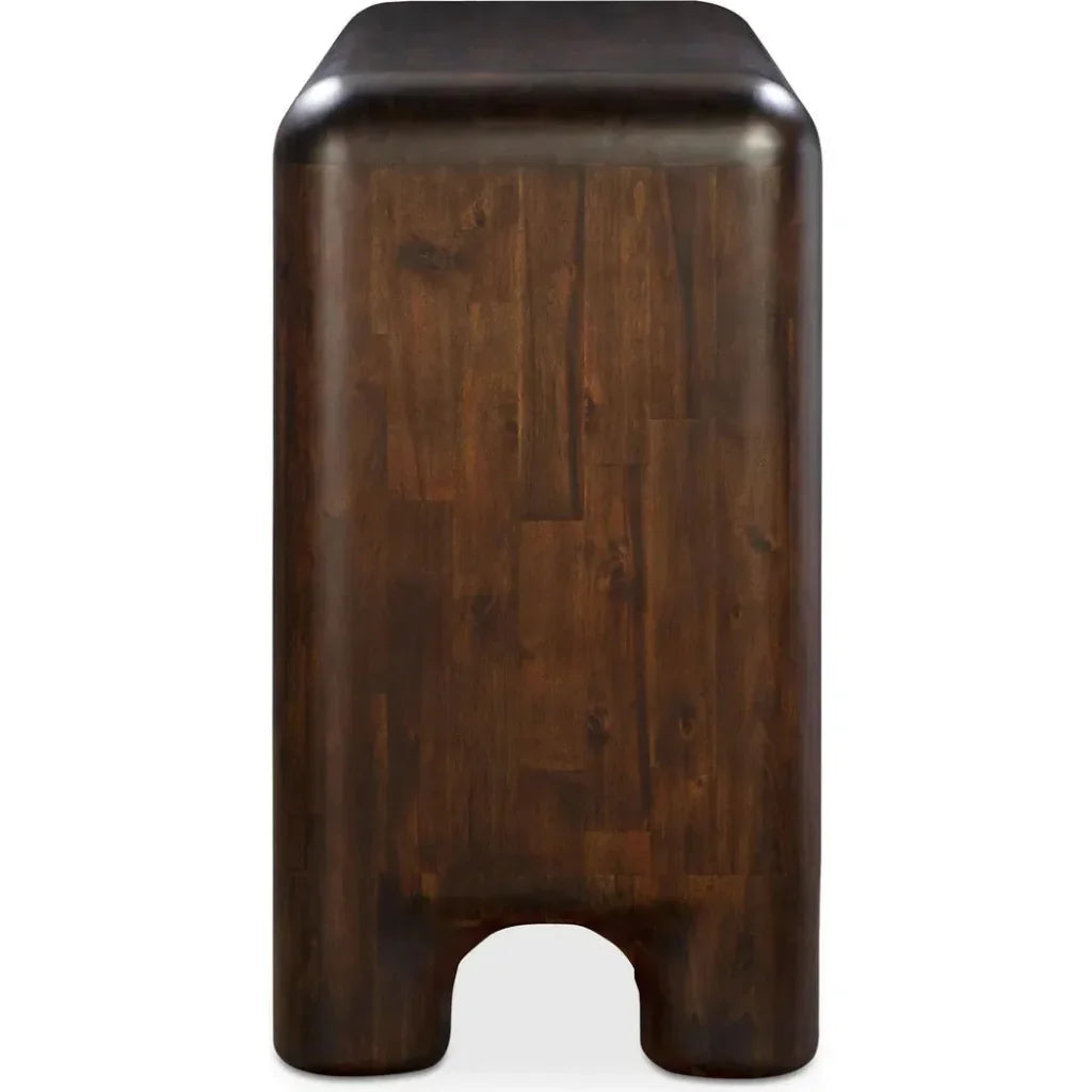 Rowan 6 Drawer Dresser Dark Brown - LOOMLAN - Moe's Home - Dressers