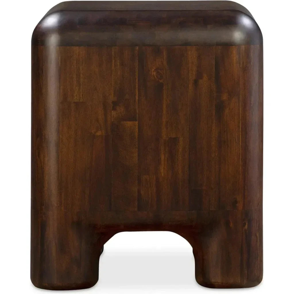 Rowan Nightstand Dark Brown - LOOMLAN - Moe's Home - Nightstands