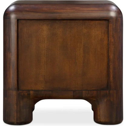 Rowan Nightstand Dark Brown - LOOMLAN - Moe's Home - Nightstands