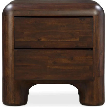 Rowan Nightstand Dark Brown - LOOMLAN - Moe's Home - Nightstands