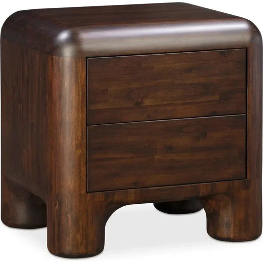 Rowan Nightstand Dark Brown - LOOMLAN - Moe's Home - Nightstands