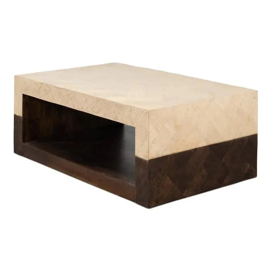 Rowan Wood Brown Rectangular Coffee Table - LOOMLAN - Coffee Tables