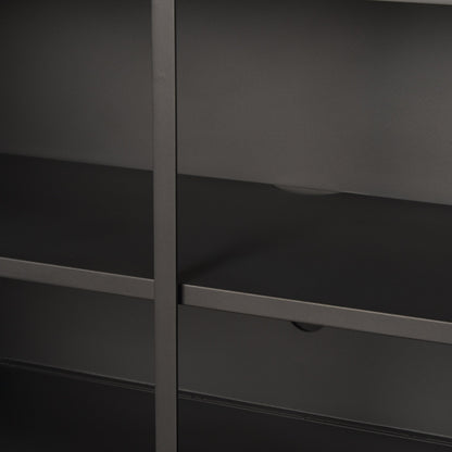 Roxdale Acid Wash Iron Accent Cabinet