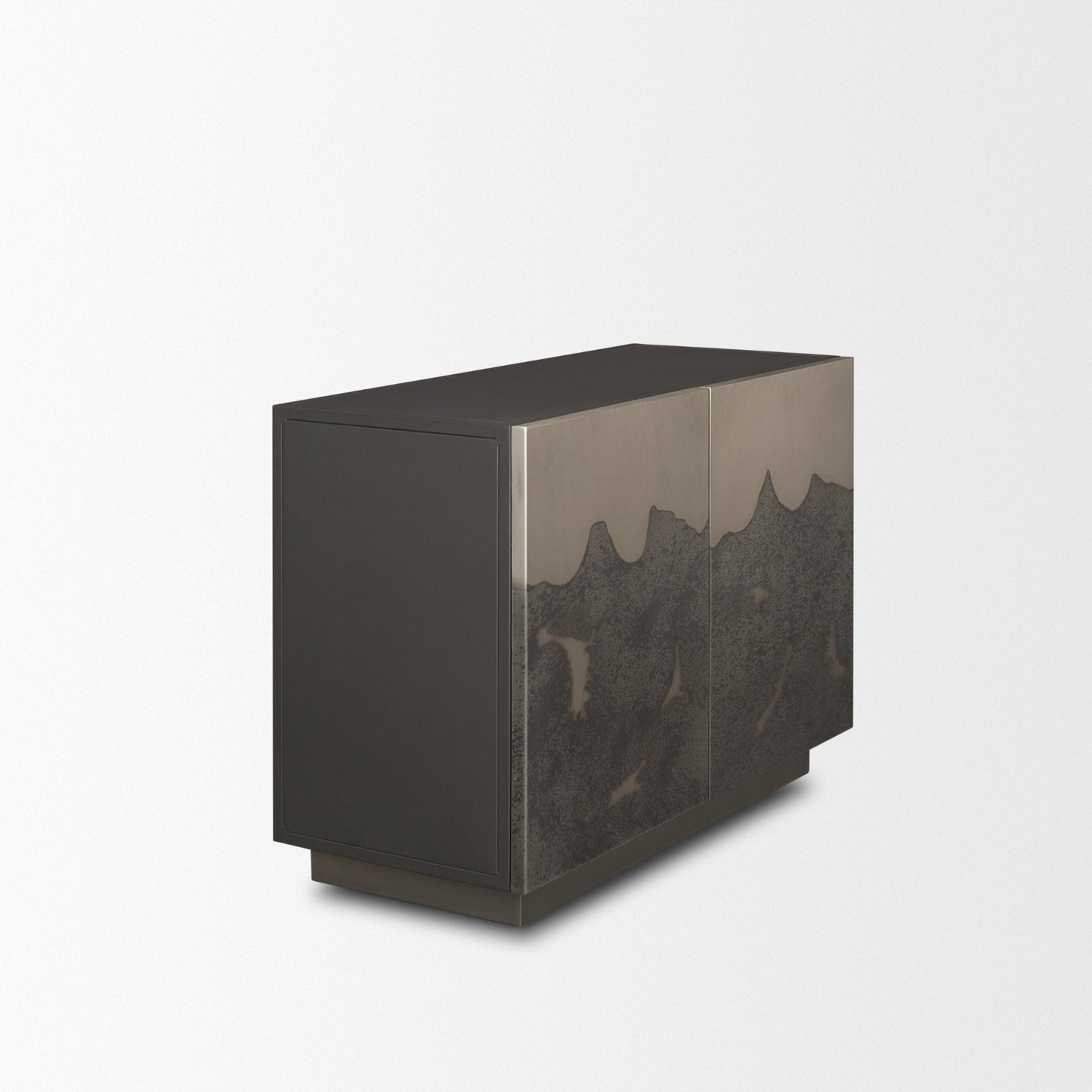 Roxdale Acid Wash Iron Accent Cabinet