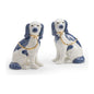 Roxie porcelain Made Twins Dogs Sculpture (Pr) - LOOMLAN - Chelsea House - Statues & Sculptures