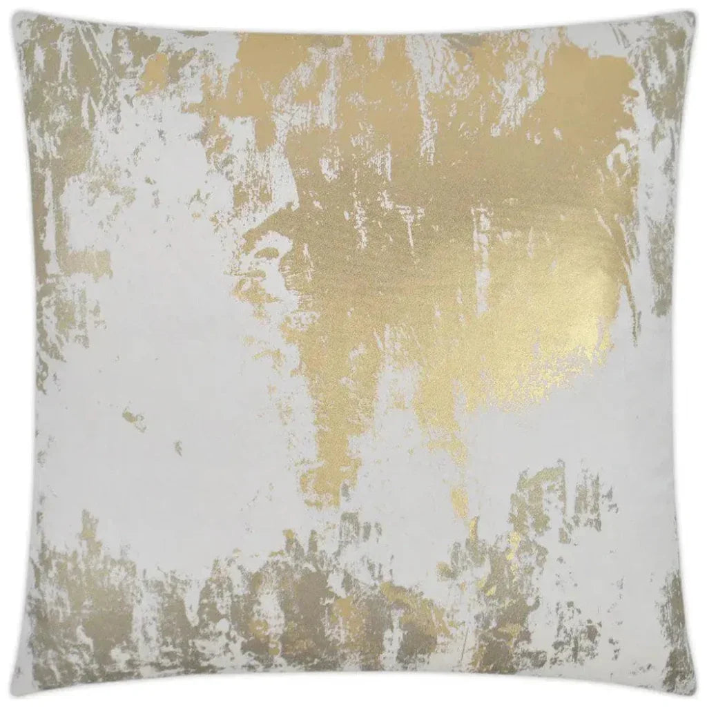 Roxy Gold Throw Pillow With Insert - LOOMLAN - D.V. Kap - Throw Pillows