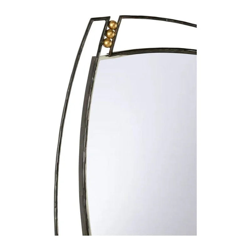 Roxy Iron Framed Wall Mirror - LOOMLAN - Wildwood - Wall Mirrors