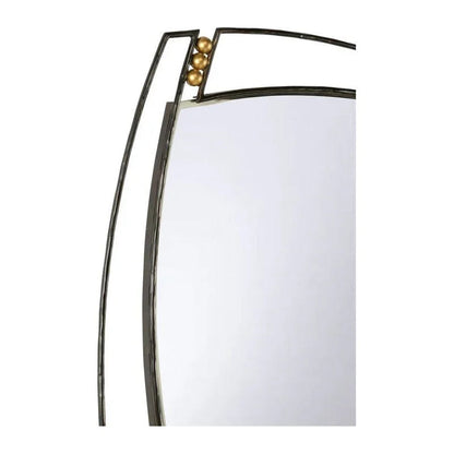 Roxy Iron Framed Wall Mirror - LOOMLAN - Wildwood - Wall Mirrors