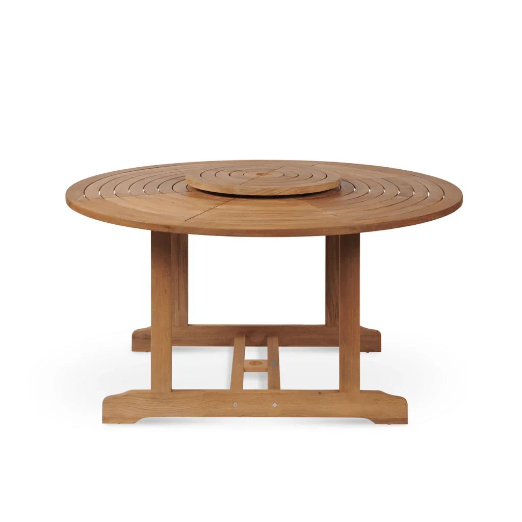 Royal Teak Patio Round Dining Set 5PC-Outdoor Dining Sets-HiTeak-LOOMLAN