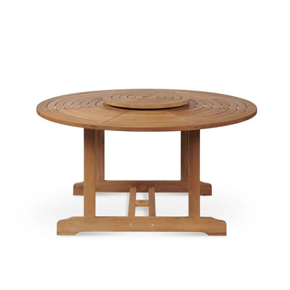 Royal Teak Patio Round Dining Set 5PC-Outdoor Dining Sets-HiTeak-LOOMLAN