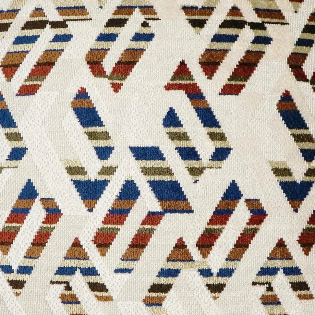 Rubicon Sierra Blue Red Brown Large Throw Pillow Insert - LOOMLAN - D.V. Kap - Throw Pillows