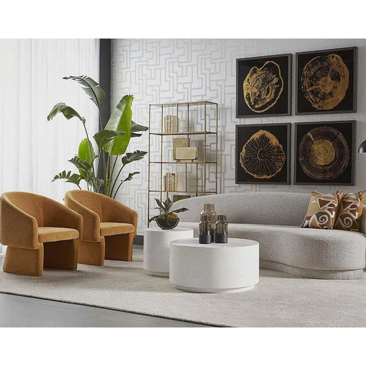 Rubin Coffee Table Terrazzo Concrete - LOOMLAN - SUNPAN - Coffee Tables