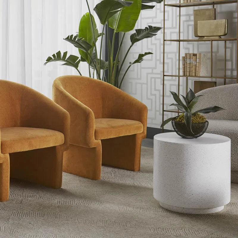 Rubin End Table Concrete Terrazzo Finish - LOOMLAN - SUNPAN - End Tables