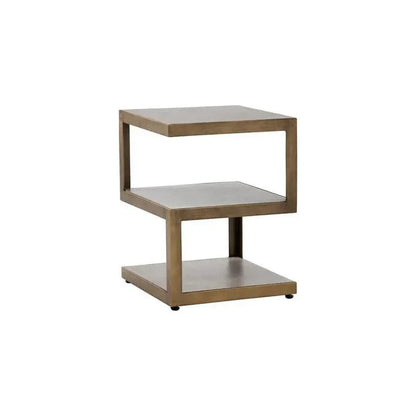 Rubix End Table With Sealed Concrete Finish - LOOMLAN - SUNPAN - Side Tables