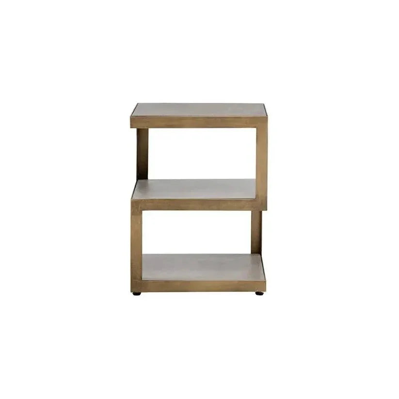 Rubix End Table With Sealed Concrete Finish - LOOMLAN - SUNPAN - Side Tables