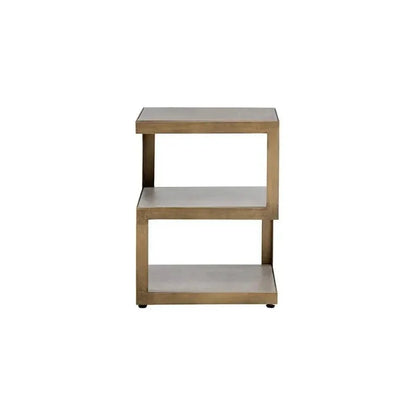 Rubix End Table With Sealed Concrete Finish - LOOMLAN - SUNPAN - Side Tables