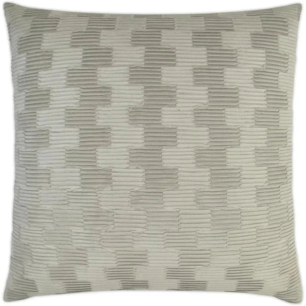 Ruche Mushroom Brown Throw Pillow Insert - LOOMLAN - D.V. Kap - Throw Pillows