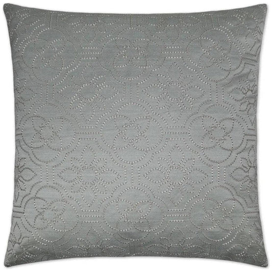 Ruched Up Mist Grey Throw Pillow With Insert - LOOMLAN - D.V. Kap - Throw Pillows