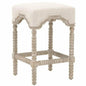 Rue Counter Stool Bisque French Linen Natural - LOOMLAN - Essentials For Living - Counter Stools
